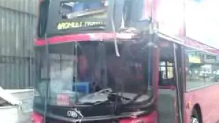 bus crash in bromley uk