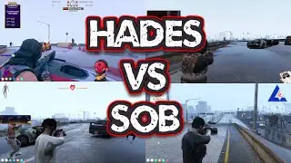 Hades VS SOB Fight On Overpass - MULTI POV | NoPixel 4.0