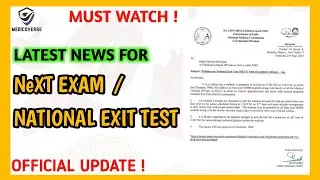 NeXT Exam latest news by NMC | NeXT exam MBBS latest news | NEET PG / FMGE / NeXT