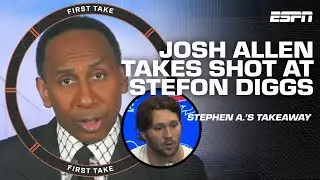 Stephen A.: Stefon Diggs HAS TO RESPOND to Josh Allen 👀 | First Take