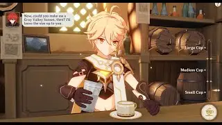 What happens if you make the wrong drink for Diluc | Genshin Impact