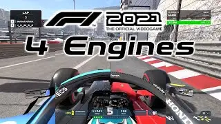 All 4 Engine Sounds in F1 2021🎵🎵  - Renault, Mercedes, Ferrari and Honda