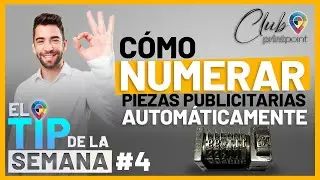 Tip #4 | Cómo numerar piezas publicitarias automáticamente | Club Print Point