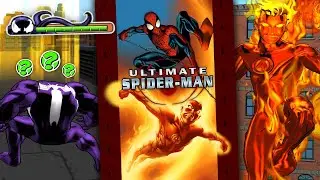 Что будет если за ВЕНОМА проходить гонку с Джонни Штормом в Ultimate Spider-Man ?!