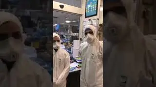 ویدئوی از بیمارستان مسیح دانشوری تهران،محل بستری تعدادی از بیماران مبتلا به ویروس کرونا