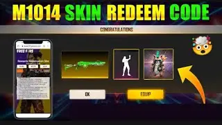 Free Fire Today Redeem Code 22 july | ff Reedem Codes | Emote Green M1014 Redeem Code Free Fire