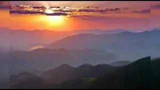 Закат в горах