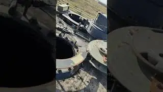 Captured leopard 2A6 by the Russian army..