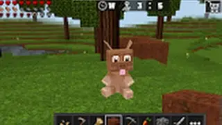 Funny moments with mobs in World of Cubes