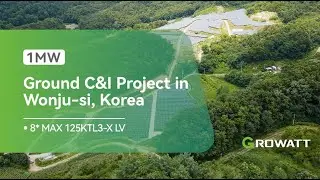 Clean Energy Success Story: Growatt MAX 125KTL3-X LV Inverters Power 1MW Solar Plant in South Korea