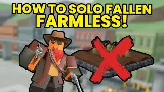 How To Solo Fallen Farmless with Cowboys (Tower Defense Simulator)
