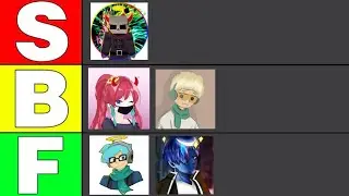 BGtuber Tier List...