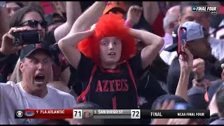 San Diego State GAME WINNER by Lamont Butler in Final Four!!!!!