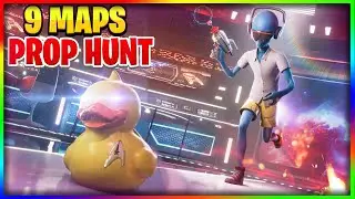 🔍 best 9 PROP HUNT maps in FORTNITE - prop hunt fortnite code 🔍