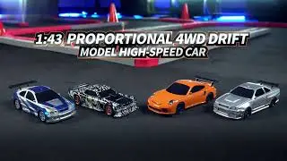 1:43 Proportional 4WD Drift High Speed Car Mini Racing Car Model