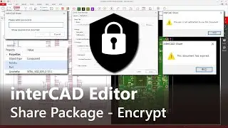 Encrypt and share PCB Layout and Schematic #interCAD Editor