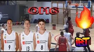Spagnolo , Nuñez & Kostadinov PLAYING too EASY in Real Madrid | EUROPE HOOPERS | U16