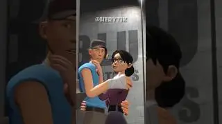 SpyClyde: Red and Blu Scout Fight Over Ms. Pauling 