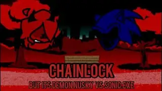 Chainlock but its Demon NuSky vs Sonic.exe (FNF: NuSky + Skyverse Mod)