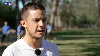 La Frontal amb Oscar Costea jugador i vicepresident UD Aldover