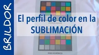 The color profile in sublimation