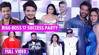 Bigg Boss 17 Reunion Success Bash Full Uncut Winner Munawar & Abhishek, Mannara, Ankita Attends Bash
