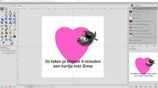 Zo teken je snel een hartje met Gimp