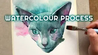 Changes I've made to my watercolour process! + NEW BOOK ANNOUNCEMENT!👀📢