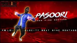 PASOORI SONG IN FREE FIRE TIK TOK || FREE FIRE PASOORI MONTAGE || #rahilgamertich #freefire