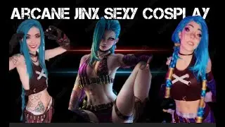 Arcane Jinx Sexy cosplay hot girls tiktoks compilation part1