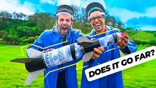 INSANE BOTTLE ROCKET: 2 stages!