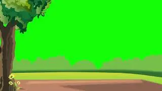 Tree green screen | Green Screen 2023 | Cartoon Green screen