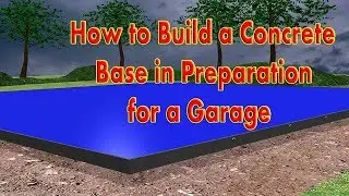 concrete slab steps | How to Build a Concrete Base  | concrete slab foundation | cement slab