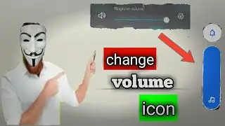 how change volume icon | in android |