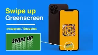 Instagram story/snapchat swipe up greenscreen Version 12 | | Boring Graphics