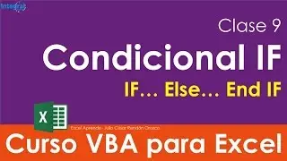 Curso VBA para Excel - Clase 9 Condicional IF