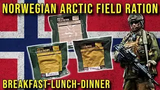 🇳🇴 | Norwegian Arctic Field Rations – Full Day MRE Review | Breakfast, Lunch & Dinner Taste Test