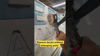 Remove decals on your vehicle without damaging the paint. #Shorts. ￼