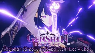 GenshIn impact - 💜Raiden Shogun Baal Combo Video💜