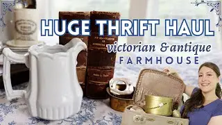 ANOTHER HUGE THRIFT HAUL! GOODWILL THRIFTING HAUL! | Antique Farmhouse Home Decor