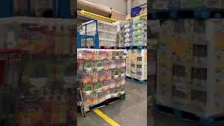 Costco night merch forklift driving 2