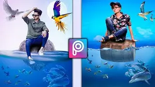 Water Effect | PicsArt Editing Tutorial | 2020 Latest Photo Editing in PicsArt | RTWORLD