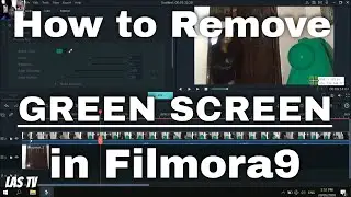 How to Remove Green Screen using Filmora9 | Las Tv