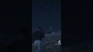 The ghost in Grand theft auto V !!! #grandtheftauto #ghost #cliff #rock #rockstar #fun