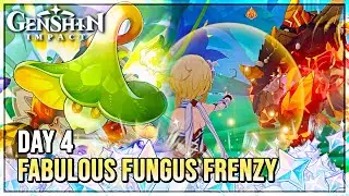 Genshin Pokemon Event - Fabulous Fungus Frenzy Day 4 - Genshin Impact 3.2