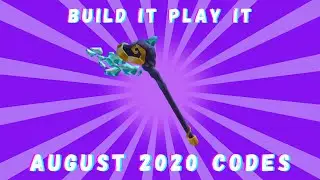 ALL ROBLOX BUILD IT PLAY IT CODES (August 2020)