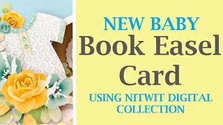 New Baby Book Easel Card