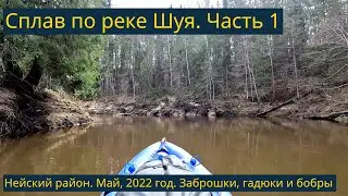 Сплав по реке Шуя, Костромская область. Май 2022 года. Часть 1/3