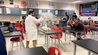 Chemistry Class Elephant Toothpaste Fail