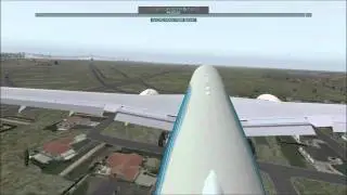 Boeing 787 Dreamliner X Plane 10 landing